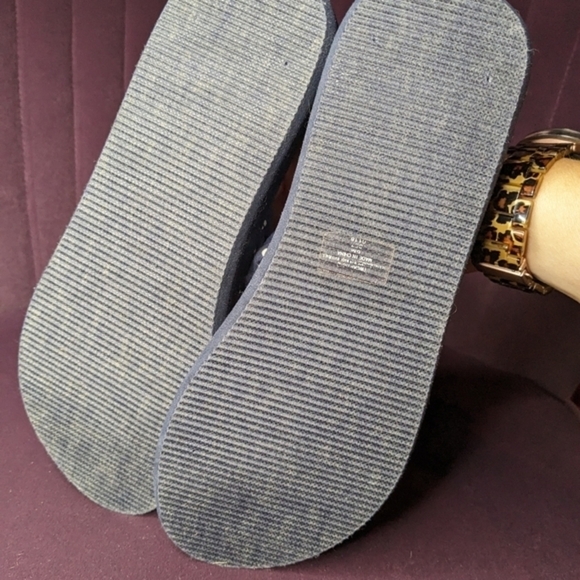 Tommy Hilfiger Size 6 Blue Polka Dots Flip Flop Sandals - Picture 5 of 5